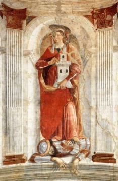 Sainte Barbara Renaissance Florence Domenico Ghirlandaio Peinture à l'huile